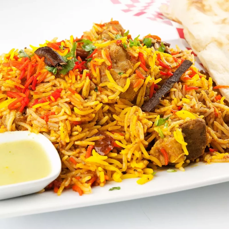 Chicken Biryani and Indian rice specialties at Punjabi Feast Winnipeg north end
